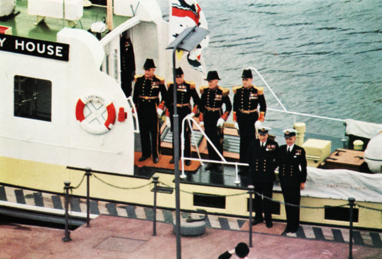 Senior sailors on deck
